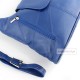 Damska torebka na ramię średniej wielkości, kolor niebieski