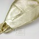 Mały złoty skórzany plecak damski Vera Pelle - Made in Italy