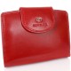 Czerwony skórzany portfel damski CEFIRUTTI 70614
