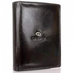 Brązowy skórzany portfel męski, CEFIRUTTI 75699