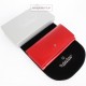 Czerwony skórzany portfel damski, Christopher Creazioni 1680155 RFID SAFE