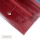 Duży bordowy skórzany portfel damski CEFIRUTTI 7680166