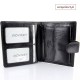 Czarny portfel męski ze skóry naturalnej ROVICKY PC-106L-BAR